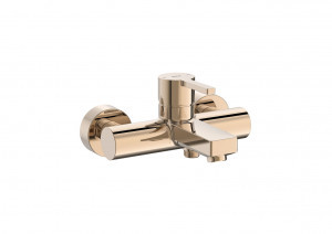Roca A5A0296RG0 NAIA ROSE GOLD bateria wannowa ścienna bez zestawu