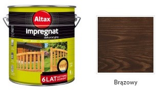 Altax impregnat dekoracyjny, br$182zowy, 9 l