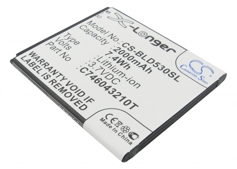 Фото - Акумулятор для мобільного CameronSino Blu D530 / C706045200T 2000mAh 7.40Wh Li-Polymer 3.7V  (Cameron Sino)