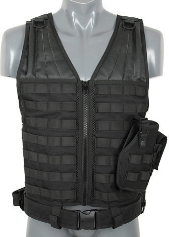 Kamizelka taktyczna 8Fields Light MOLLE - czarna (M51611060-BK) M51611060-BK