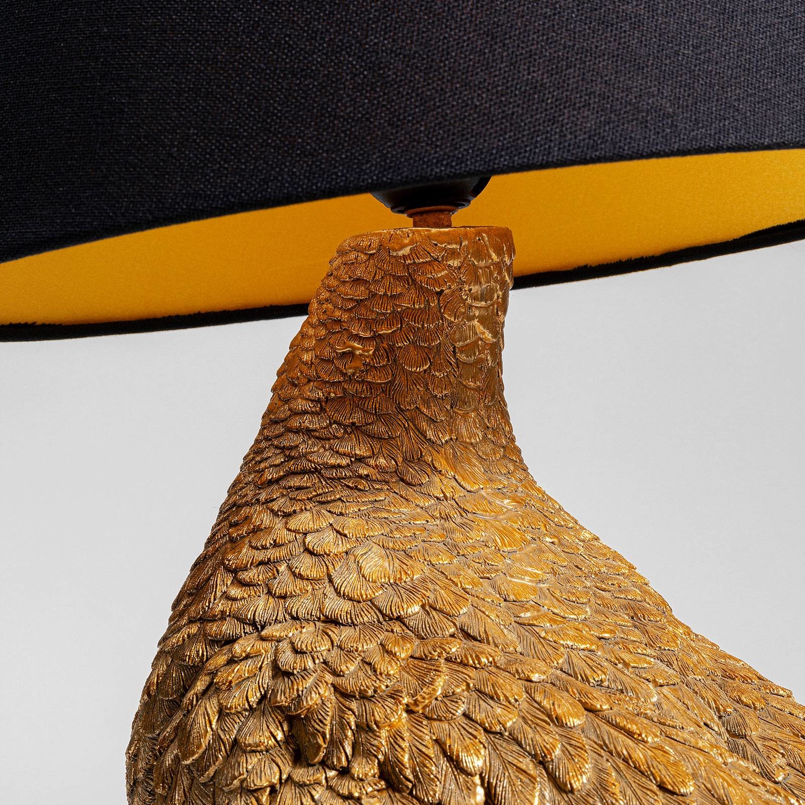 KARE Animal Duck lampa stołowa z kloszem z tkaniny
