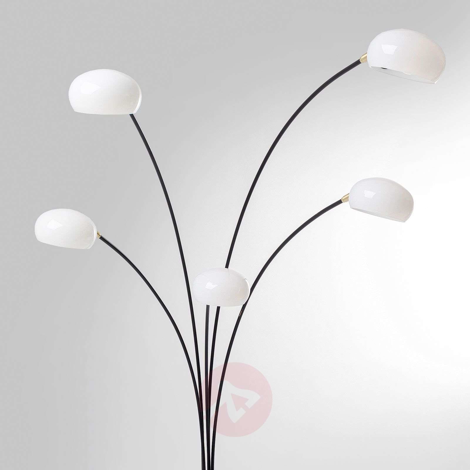 KARE Five Fingers Duo lampa stojąca czarna/złota