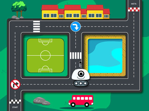 Lavavision Pakiet aplikacji do Smartfloor - Przygody robota 4158