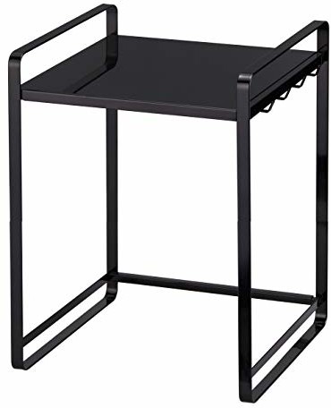 YAMAZAKI I regał kuchenny, stalowy, czarny, jeden rozmiar