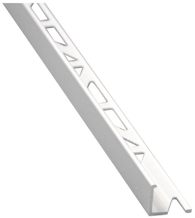Cezar STANDERS Profil do glaury Aluminium narożny 12 mm / 2.5 m Biały