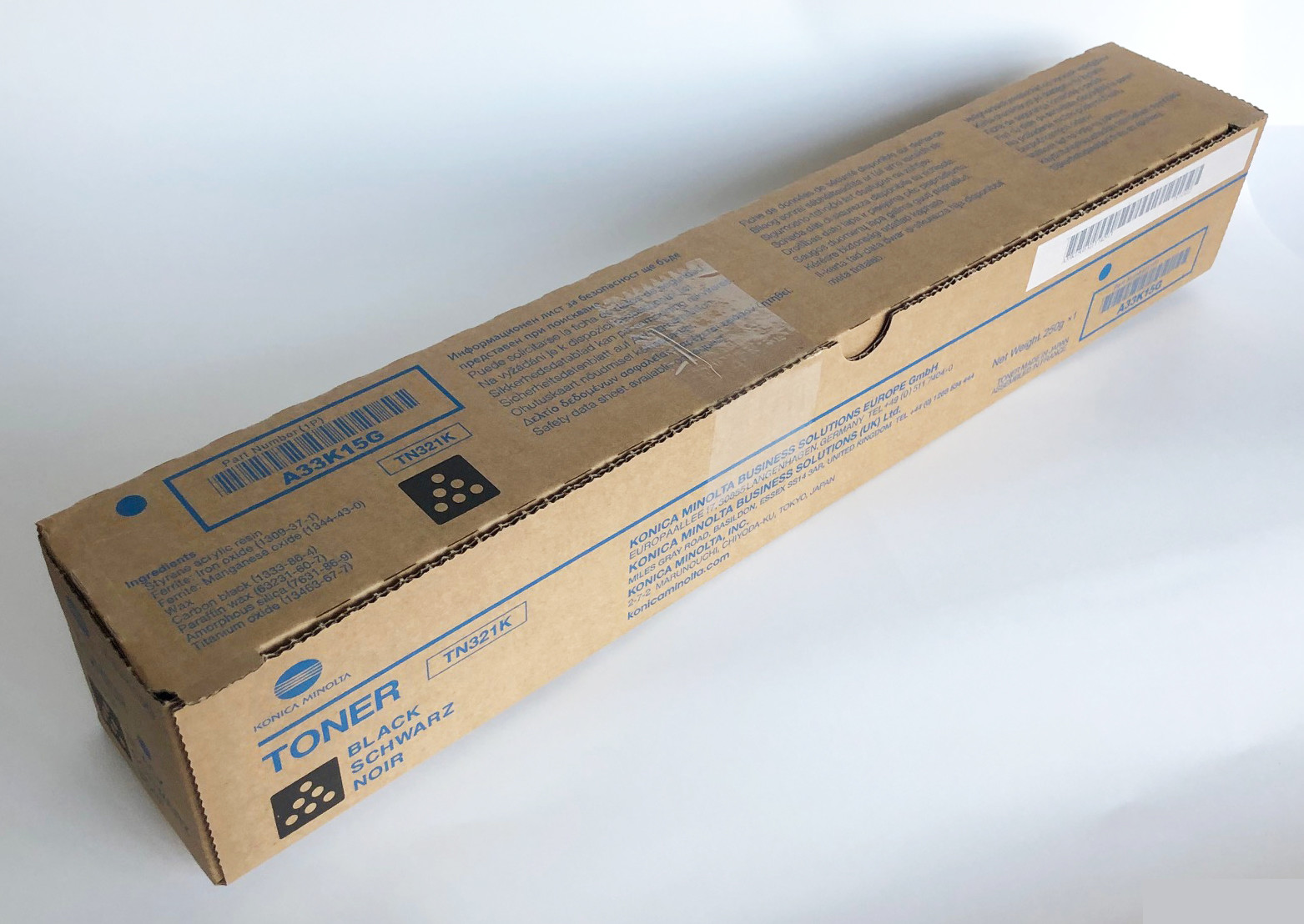 KonicaMinolta Konica-Minolta Toner TN321K bizhub C224, C284, C364, C224e, C284e, C364e A33K15G