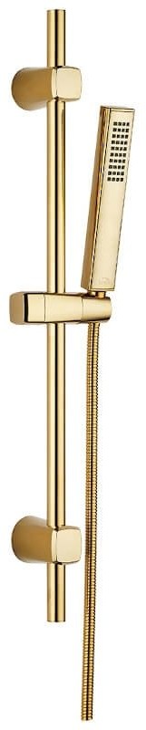 Laveo Zestaw natryskowy na drążku POLA złoty NAP_G1A1 NAP_G1A1