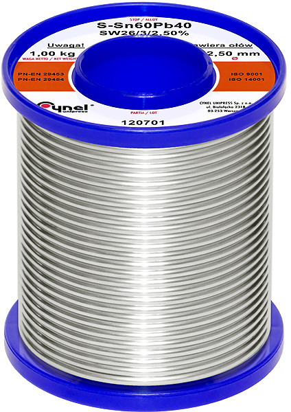 Cynel Cyna Spoiwo lutownicze 1000g 2,5mm