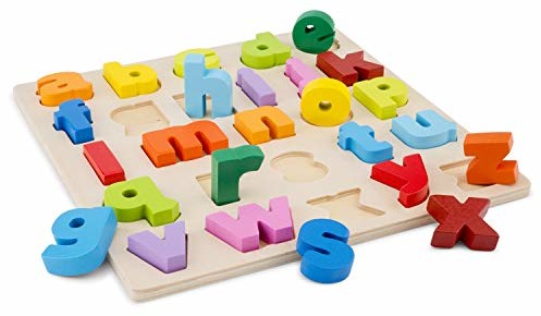 New Classic Toys New Classic Toys 10535 Puzzle alfabet (etui na kolor), Multicolore Color 10535
