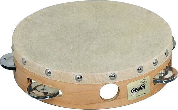 Gewa 841305 Tambourine Traditional with Shells 8''