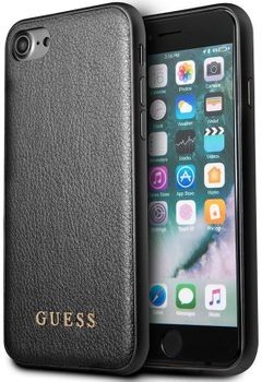 Guess Iridescent Etui do iPhone 8 7 czarny GUHCI8IGLBK