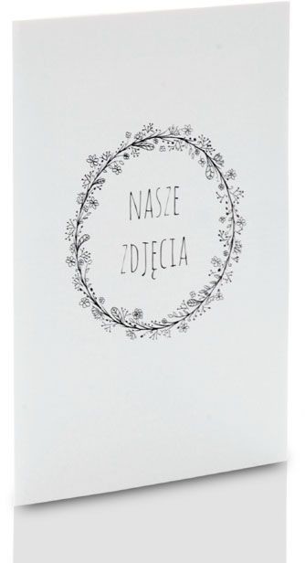 NA Mini-album TS Nasze Zdjęcia B&W dwa zdjęcia 15x23 plus zakładka