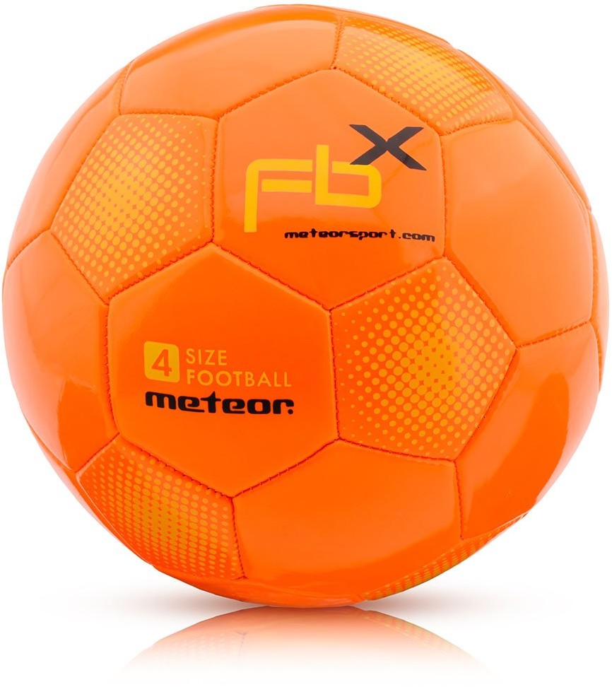 Meteor Piłka nożna FBX pomarańczowa r. 4 37006