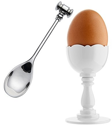Alessi Dressed Eicher kubek z łyżeczką MW14SET W
