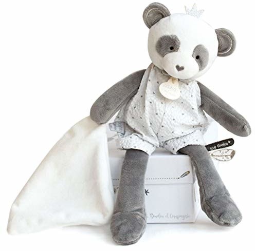 Doudou et Compagnie Doudou et Compagnie DC3544 ATTRAPE-REVE  Marionette Panda z sufitem, szary