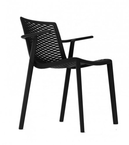 Resol Krzesło Netkat Arm Black 1134