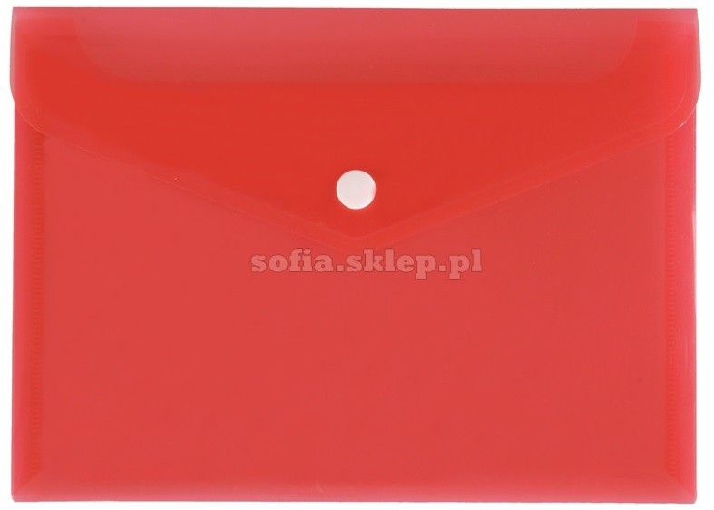 Biurfol Teczka kopertowa, satyna czerwona A5,