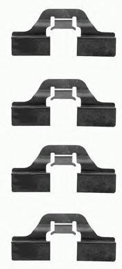 BREMBO Zestaw akcesoriów, klocki hamulcowe A 02 205