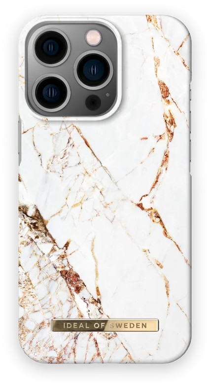 Ideal of Sweden Printed Case Etui Obudowa do iPhone 13 Pro Carrara Gold IDFCA16-I2161P-46