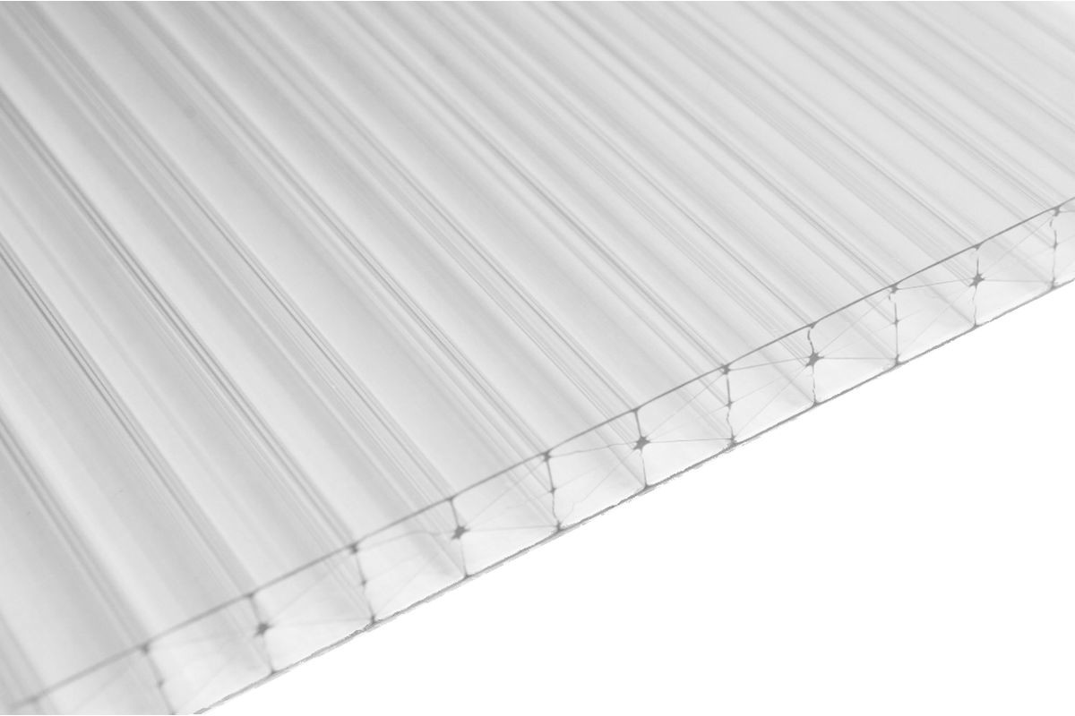POLYXO Płyta komorowa poliwęglanowa przezroczysta 16 mm 200x105 cm Polyxo