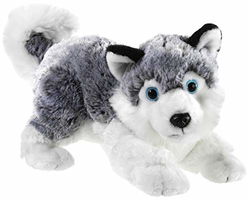 Heunec 277878 Misanimo Husky leżący 28 cm, wielokolorowy