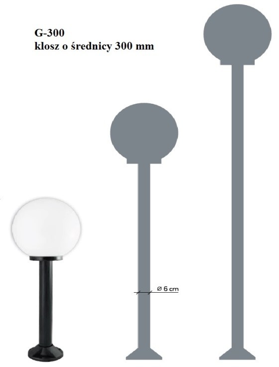 Su-Ma Lampa stojąca KULE 60 - K 5002/2/K