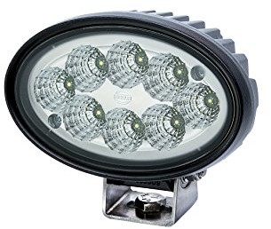 Hella reflektor roboczy owalne 100 LED Gen. II do nahfelda usle podwodne, czarny 996761001