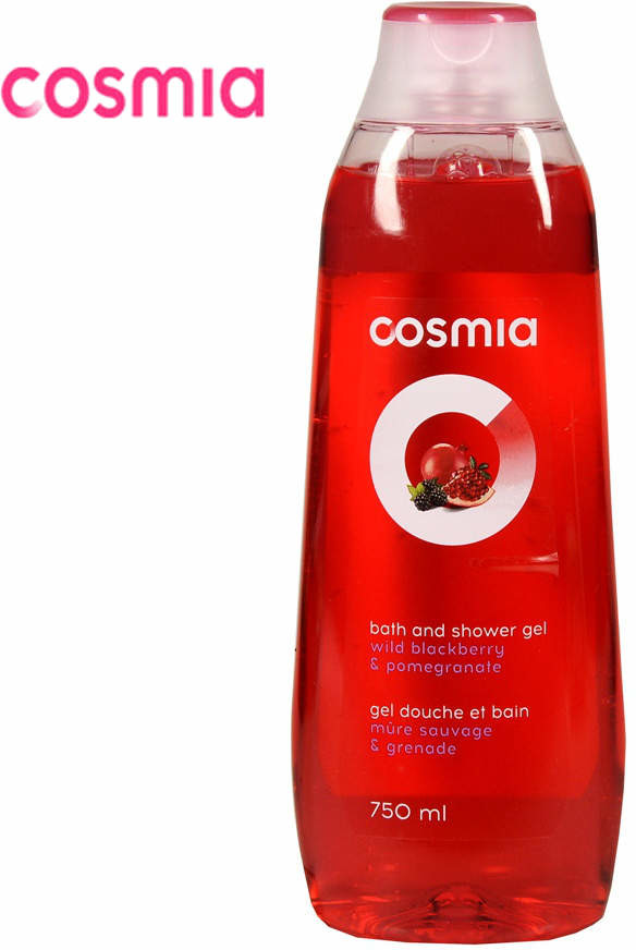 Cosmia - Żel pod prysznic i do kąpieli jagoda i granat