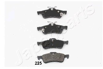 JAPANPARTS Zestaw klocków hamulcowych, hamulce tarczowe PP-225AF