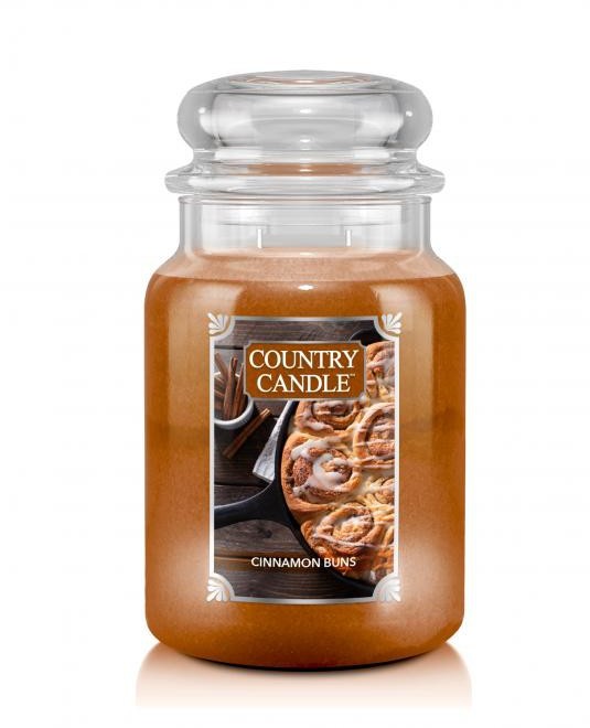 Kringle Candle COUNTRY CANDLE ŚWIECA CINNAMON BUNS 680G 846853069074