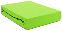 Darymex Prześcieradło Jersey z gumką limonkowe 180x200 dx-180-pjr-035