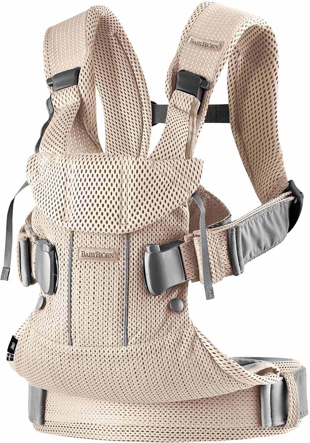 BABYBJORN ONE AIR 3D nosidełko Perłowy Różowy