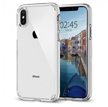 Spigen Ultra Hybrid do iPhone XS Crystal Clear (063CS25115)