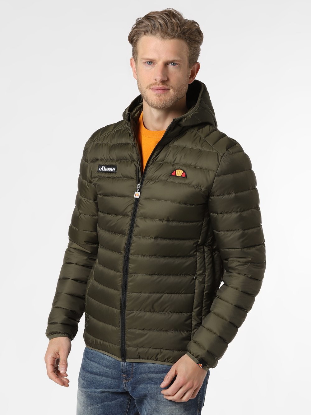 Ellesse Męska kurtka pikowana Lombardy, zielony