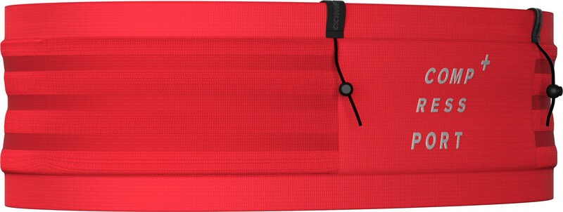 Compressport PRO Free Pasek, czerwony XL/XXL 2022 Pasy do biegania CU00011B_300_3XL