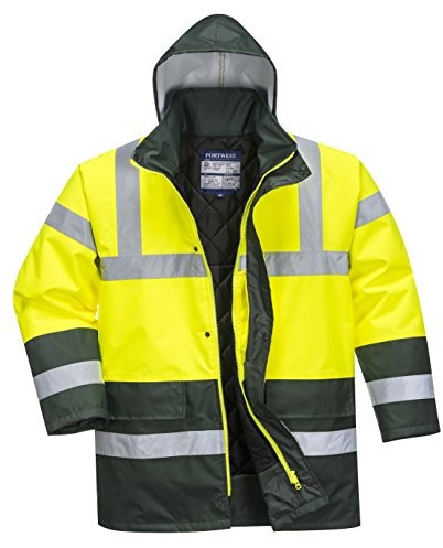 Portwest portwest s466 kontrastu ruchu drogowego-kurtka, xl S466YGRXL