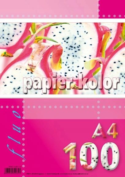 KRESKA Papier ksero kolorowy A4 100k różowy fluo AA556KRS