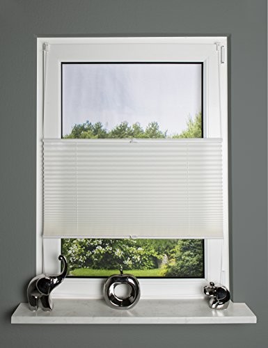 Home Fashion Home fashion roleta plisowana Up & Down, materiału 094500-0201 WEISS 130 cm x 100 cm