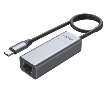 Unitek Adapter USB-C RJ-45 2.5 Gbit Ethernet darmowy odbiór w 22 miastach i bezpłatny zwrot Paczkomatem aż do 15 dni U1313A
