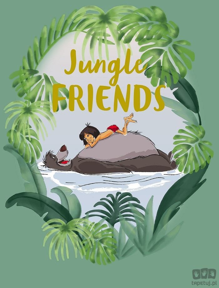 Obraz Komar Jungle Book Friends WB091 WB091