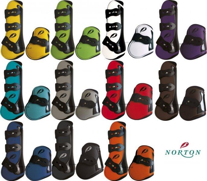 Norton Ochraniacze Norton COMPETITION zapinane na kołki - komplet na 4 nogi - PONY 530791