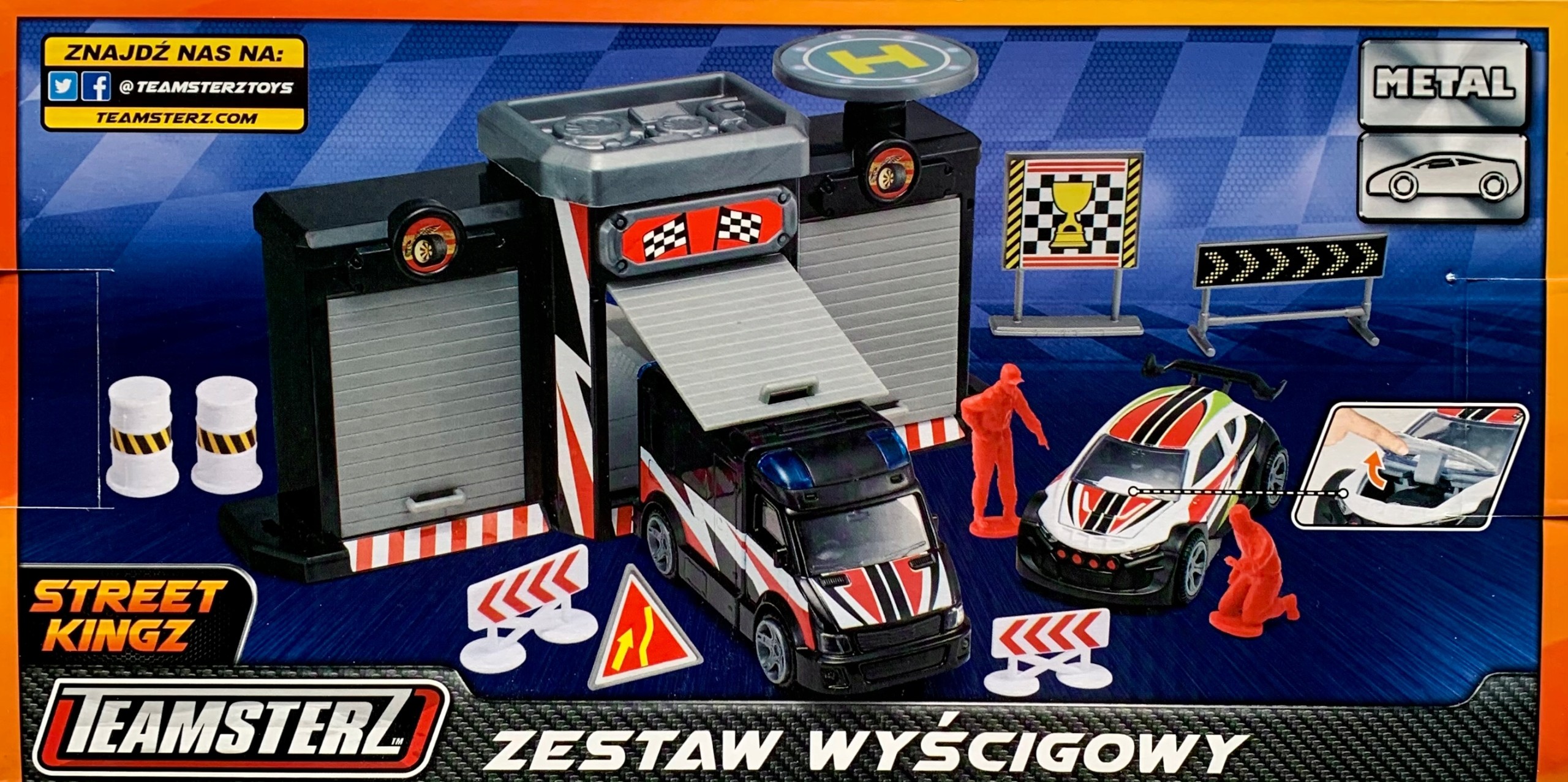 Teamsterz Zestaw wyścigowy Grand Prix Wyścigówka