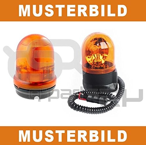 HELLA K-LED 2.0 Airport, (światło LED lampa sygnalizacyjno-ostrzegawcza), funkcja światła, blitzende wyposażenia i obracania na stałe, wytrzymały poliwęglan kuchenny żółty, obudowa z ciśnieniowego odl 2XD 011 557-701