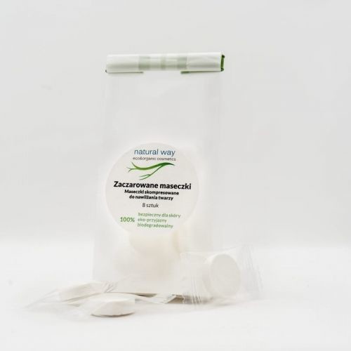 Natural way Zaczarowane maseczki do nawilżania twarzy Natural Way 8szt A2C7-2537F