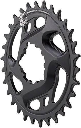 Sram 11.6218.030.250 zębatka 2 X-Sync Eagle 12-f.30 NP, czarna, aluminiowa, 6 MM, DM offsetowego (1 sztuki) 11.6218.030.250