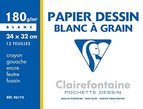 Clairefontaine Binder drafting paper, biały 96175C