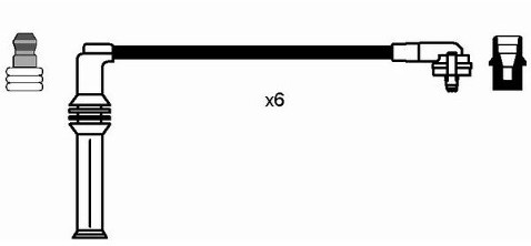NGK Zestaw przewodów zapłonowych 0631