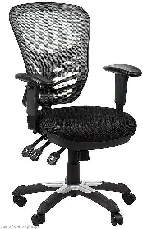 Import S Fotel Biurowy Obrotowy EF-HG0001 szary