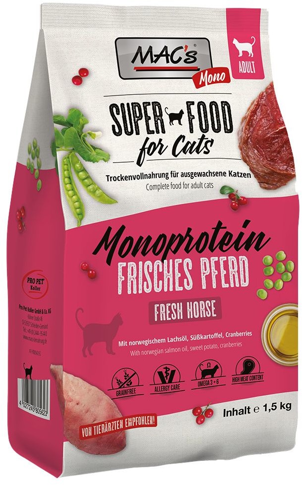 Macs Adult Monoprotein konina 1,5 kg