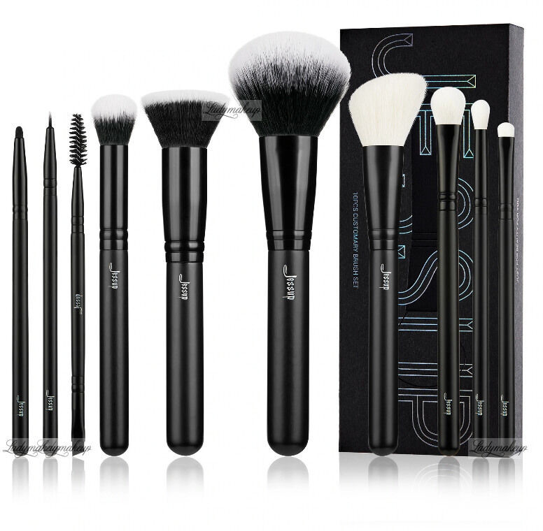 Jessup Beauty JESSUP - Customary Brush Set - Zestaw 10 pędzli do makijażu - T323